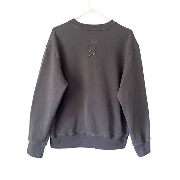 Adidas X Peloton Crew Sweatshirt unisex Size Medium Granie Gray - Picture 6 of 13